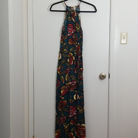Bold Flower Print Maxi - Picture 1 of 5